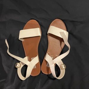 Steve Madden White Sandals